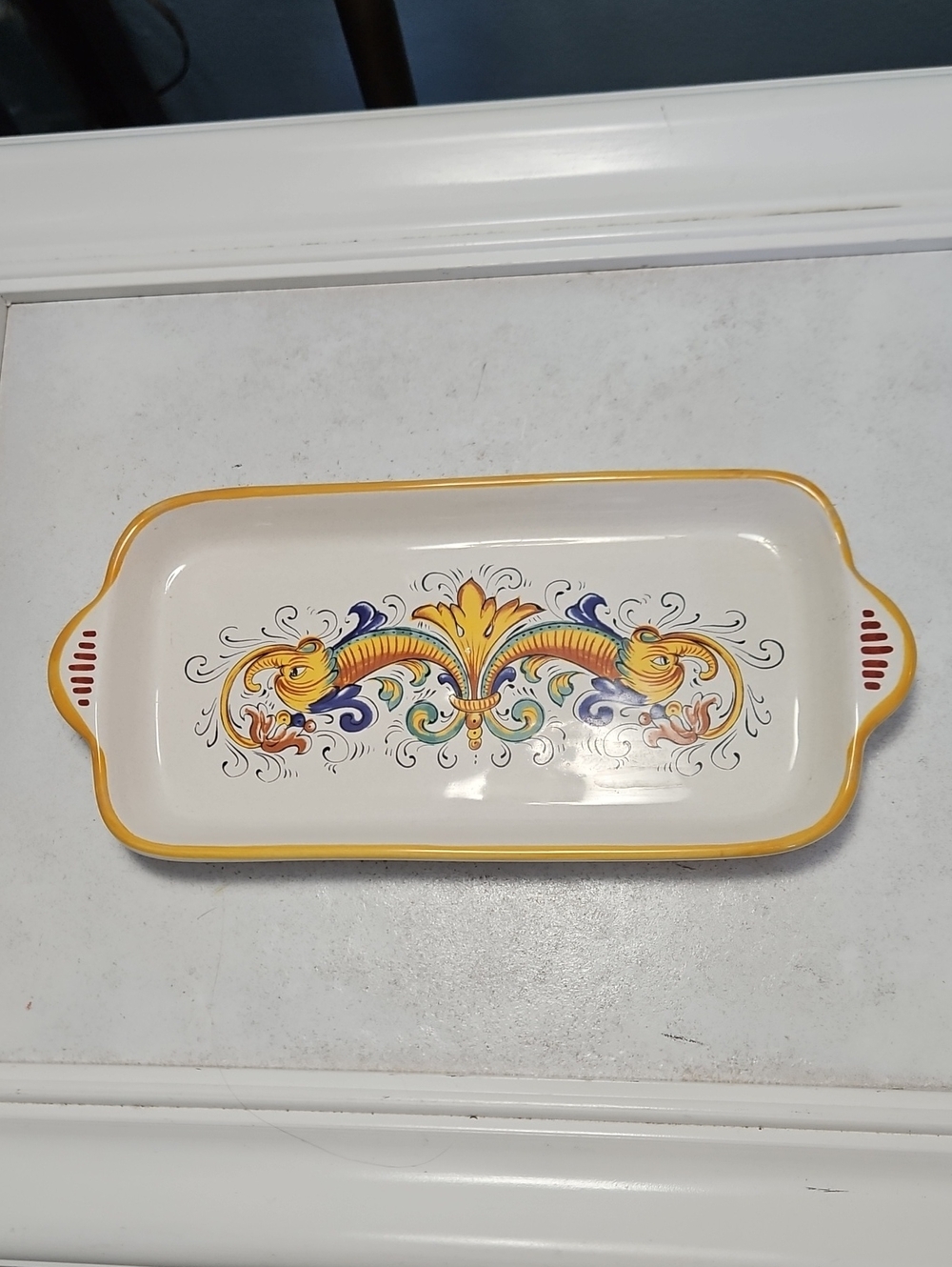Ceramica Nova Deruta Made In Italy Ceramic Serving Platter